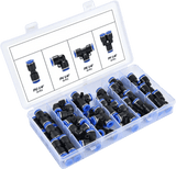 1/4" Pneumatic Push-to -Connect Fittings Kit