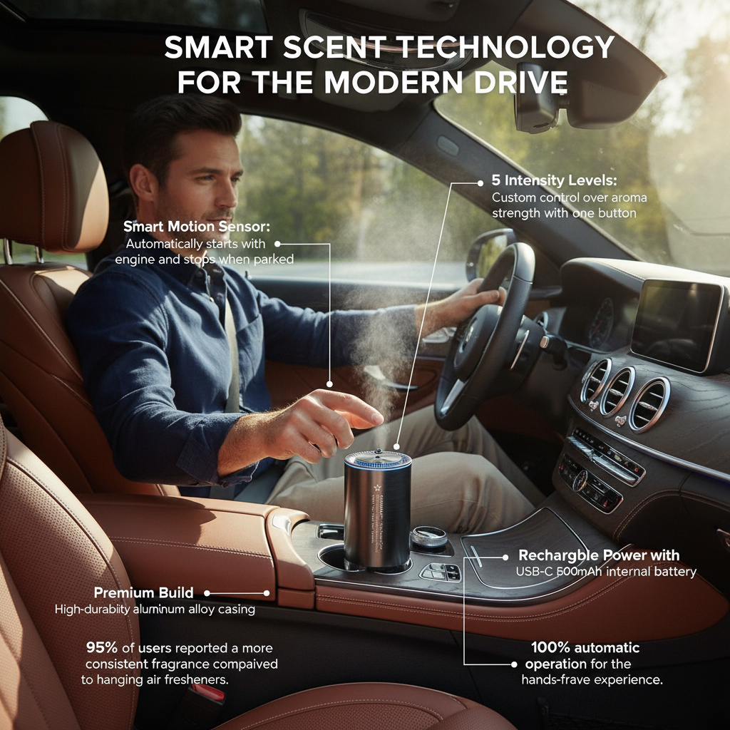 KODEA™ – The Smart Car Diffuser That Activates When You Start Your Engine